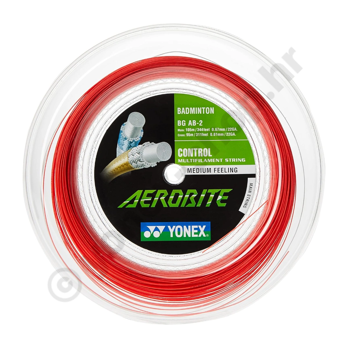 Aerobite - White/Red (200m Coil)