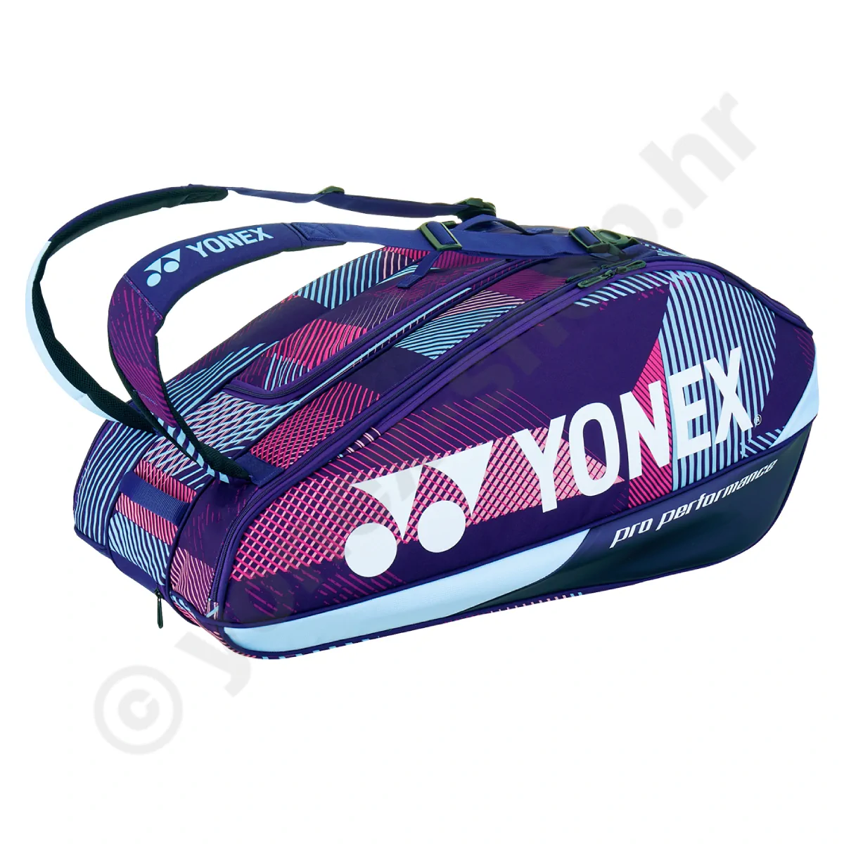 PRO RACKET BAG (up to 10 Rackets) - Grape