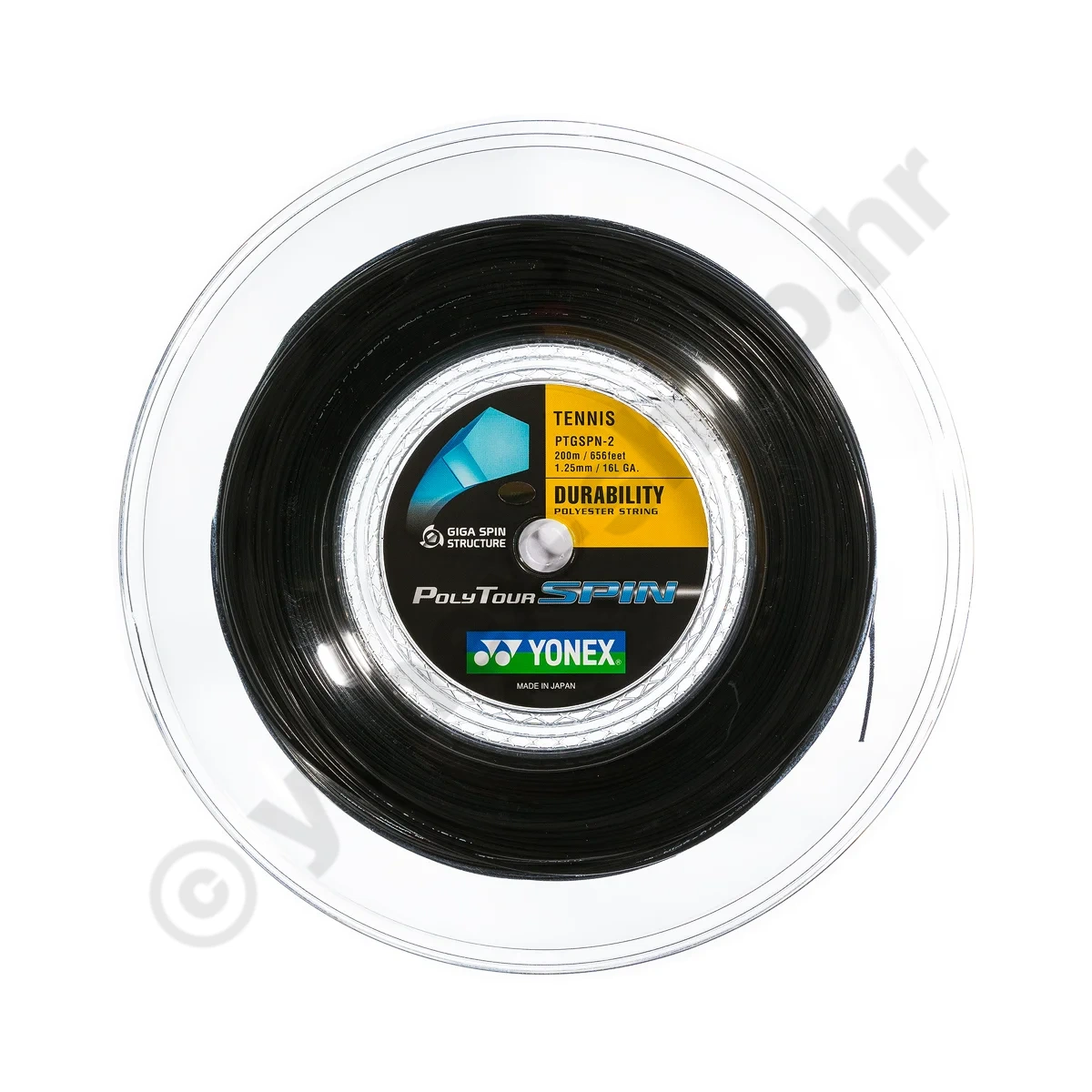 PolyTour SPIN 125 - Black (200m Coil)