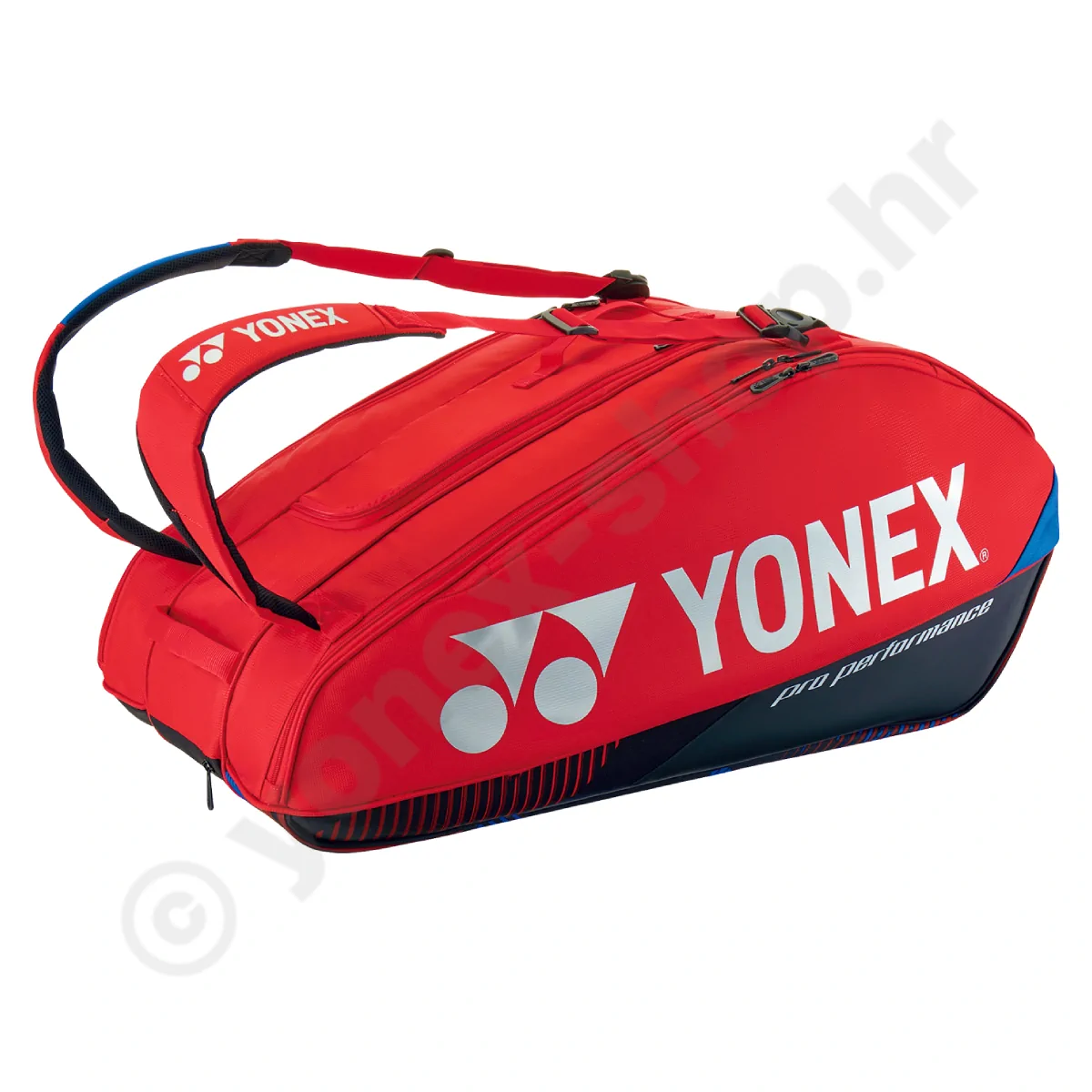 PRO RACKET BAG (up to 10 Rackets) - Scarlet